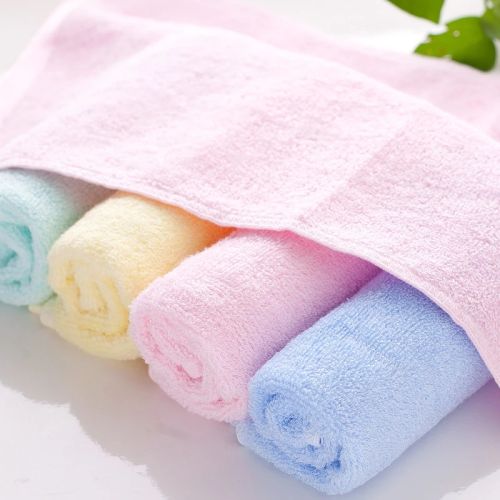 Thickening Small Towel Infant Baby Wipes Pure Color Hand Towel Children Wash Face Towel
