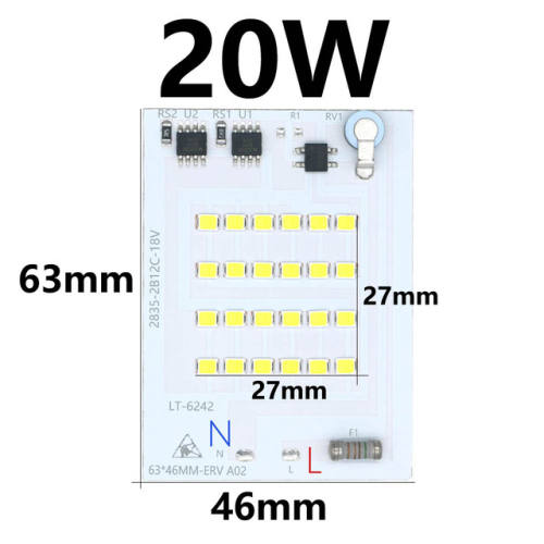 Smart IC Light Source Board AC220V 10W 20W 30W 50W 100W 150W 200W bead Board For LEDs Panel Light