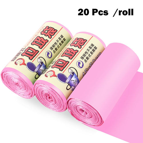 1Roll /20pcs Mini Disposable Plastic Small Garbage Bag Trash Bags Household Garbage Bags Cleaning Waste Bag Storage Garbage Bags