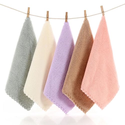 Small square hand towel fiber children's face towel 25*50cm