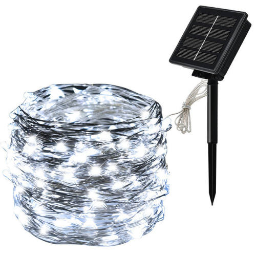 32m/22m/12m/7m Solar LED Light Outdoor Festoon Lamp Garden Fairy Light String 1~2PC Waterproof Christmas Garland Yard Decoration