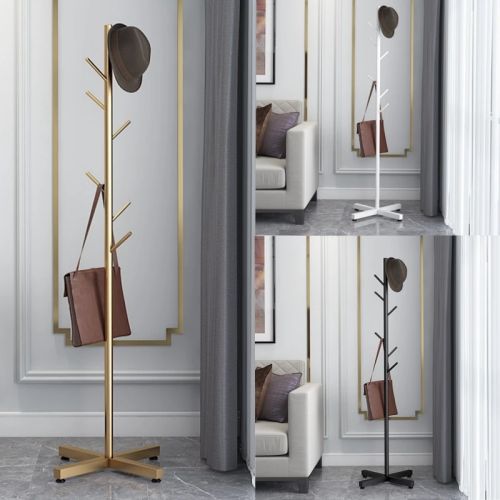 Room Hanger Floor Hanger Metal Coat Rack Living Room Clothes Hanger Scarf Bag Hat Storage Hanger Stoving Varnish Coat Hanger