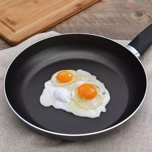 Round Mini Frying Pan Non-Stick Thick Steak Flat Pan Iron Pancake Sausage Egg Fryer Pans Kitchen Breakfast Making Cookware