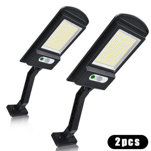 Solar Street Light With Motion sensor Solar Parking Lot Light 168 LED IP65 Outdoor Solar Security Light for Garden Street Deck
