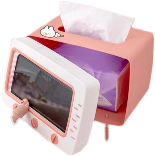 Desktop TV tissue box