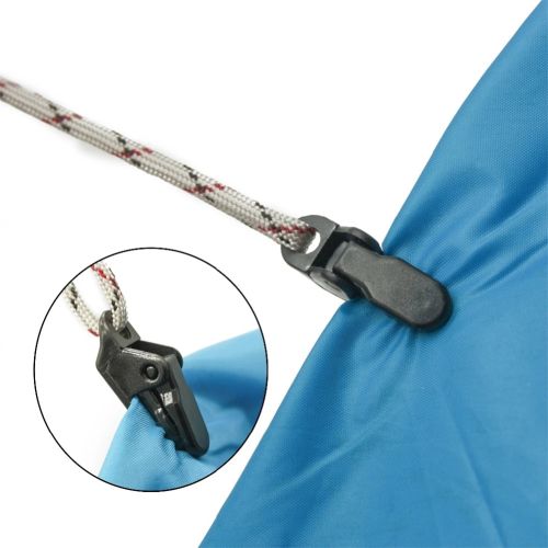 10-50pcs Tarpaulin Clip Tent Canopy Clip Buckle Outdoor Wind Rope Clamps Reusable Awning Mountaineering Camping Accessories