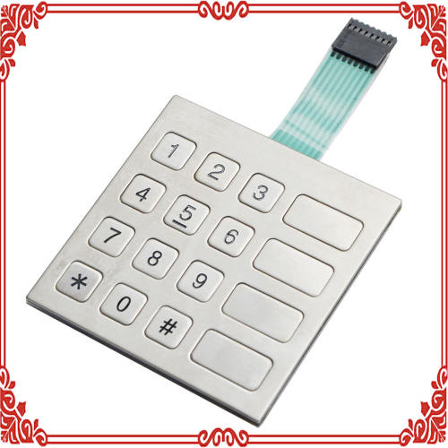 Key 16 bit metal key Telephone accessories key Electronic communication tape blank key