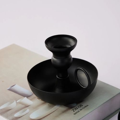 1Pc Iron Candlestick Stand Candle Holder Vintage Retro Style Classic Look Taper Candle Holder For Wedding Decoration Accessories