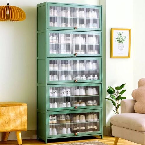 Shoe cabinet door entry door against the wall shoe shelf multi-storey home rental house strong and durable simple storage cabine