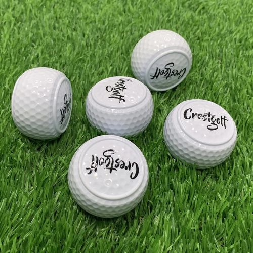 1Pc Hard Flat Putting Practice Golf Balls For Beginners Two Layer Ball Driving Range Ball Training Aids Golf Stuff Indoor