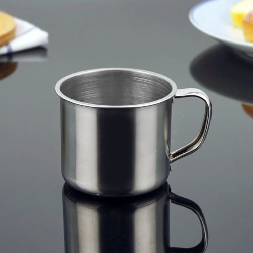 100ML 1/2 Pcs Quality Portable Stainless Steel Cup Mug Camping Outdoor Travel Stainless Steel Coffee Tea Mug Beer Cup #20