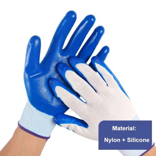 Nitrile Gloves Oil-resistant Gloves Dry Work Non-slip Wear-resistant Dingqing Industrial Dipped Labor Protection Gloves