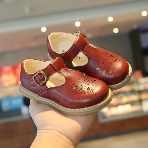 2021 New Boys & Girls Solid Patent PU Leather Shoes, Kids Student shoes, Loafer with thick soft bottom, size 21-30
