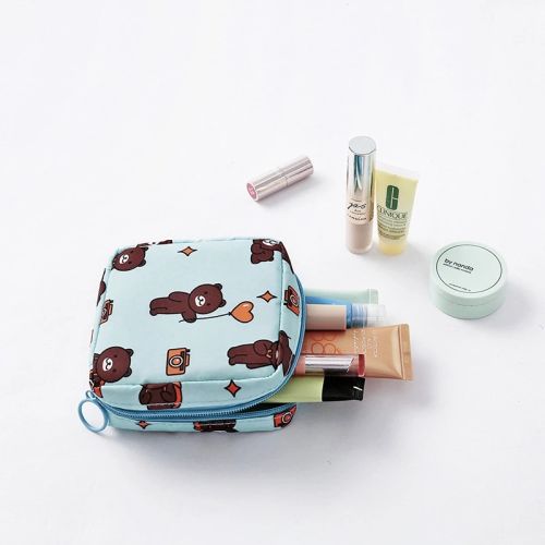 Sanitary Napkin Storage Bag Makeup Storage Organizers Portable Cosmetics Data Cables Lipstick Earphone Storage Organization