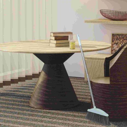 Upright Dustpan Garden Broom Camping Tool Set Garbage Cleaning Broom Blush Set Broom Dustpan Thicken Garbage