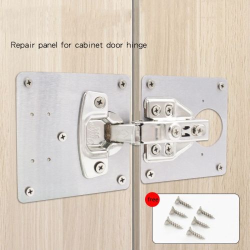 KK&FING Furniture Hinge Repair Plate Foldable Table Cabinet Door Hinger Cupboard Wardrobe Door Drawer Hinge Hardware Accessories