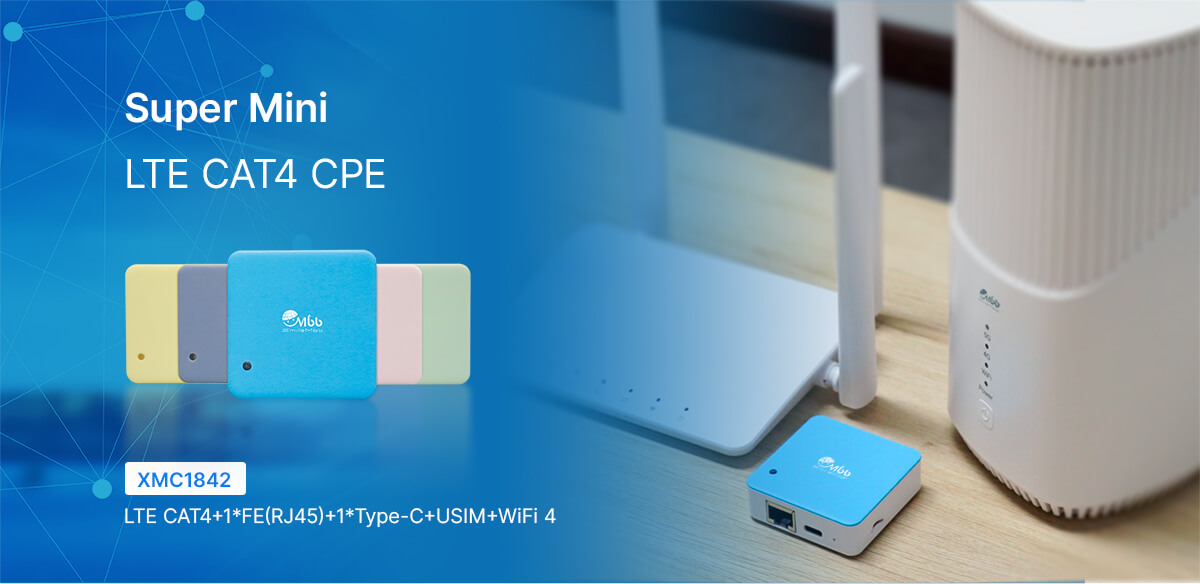 A 4G LTE Cat4 Super Mini CPE Smaller Than a Business Card