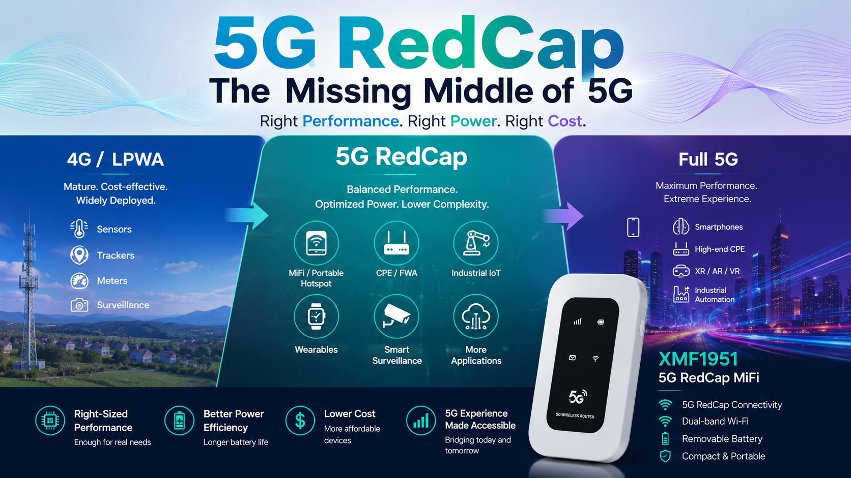 5G RedCap: The Missing Middle Between 4G and Full 5G