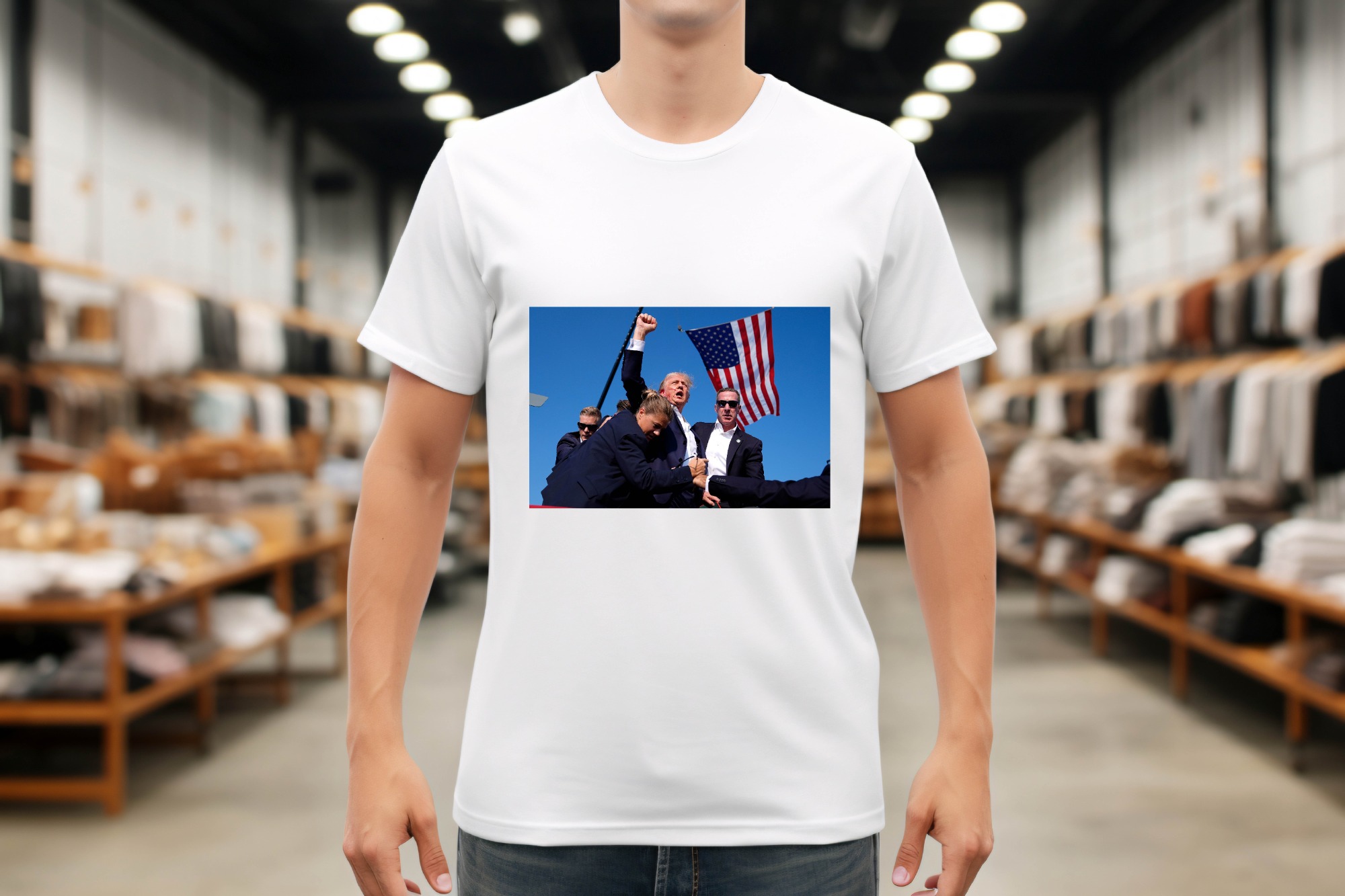 Custom Trump make American great again screen print transfer dtf for shirts