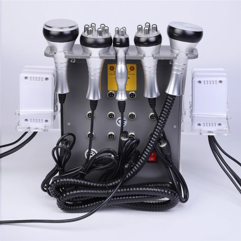 6 In 1 40K Ultrasonic Cavitation Vacuum Radio Frequency Laser 8 Pads Lipo Laser Slimming Machine