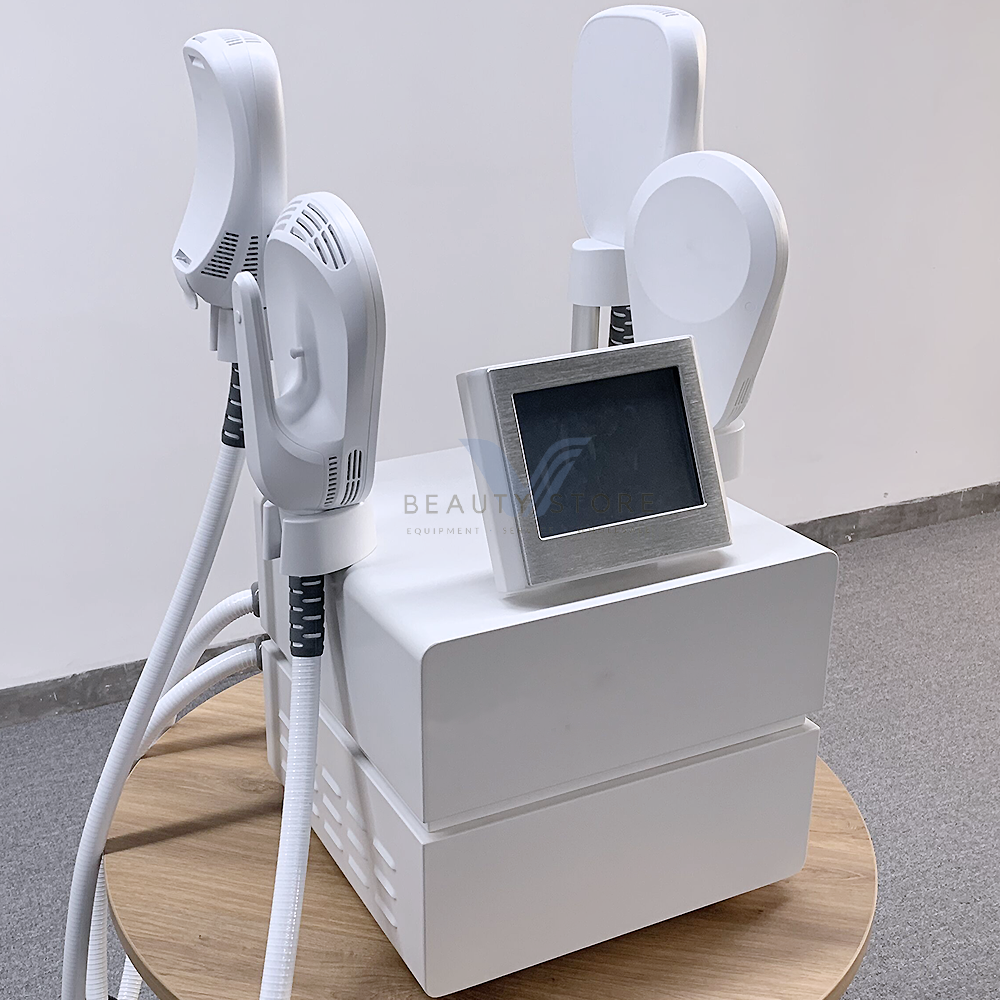 Ems Muscle Stimulator Electromagnetic 4 Handles