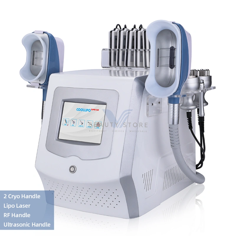 CRYOSCULPTING Fat Freezing Body Cavitation Machine With 5 Handle