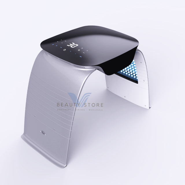 7 Colors PDT LED Light Therapy Skin Rejuvenation Machine With Hot and Cold Steamer