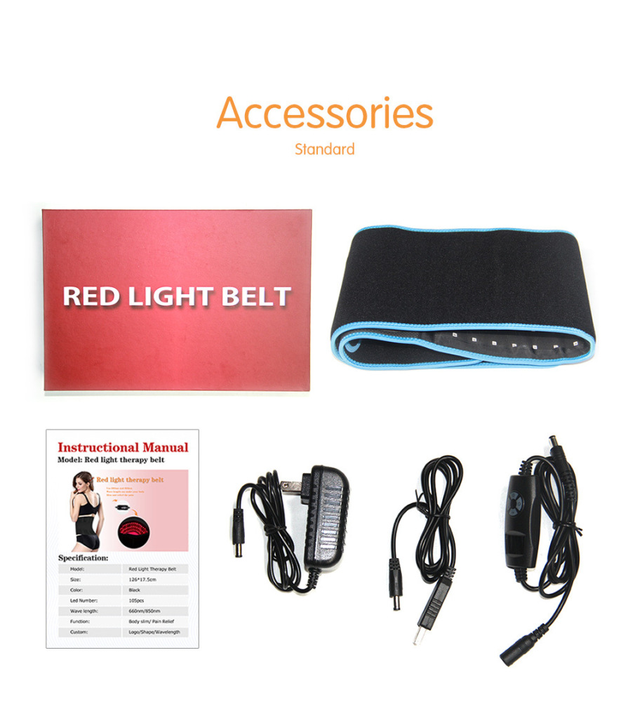 Red Light Therapy Belt 650nm 850nm Infrared