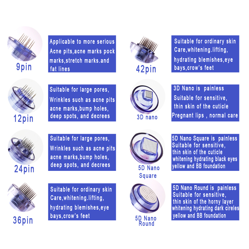 100Pcs/ pack Dr Pen Microneedling Cartridges