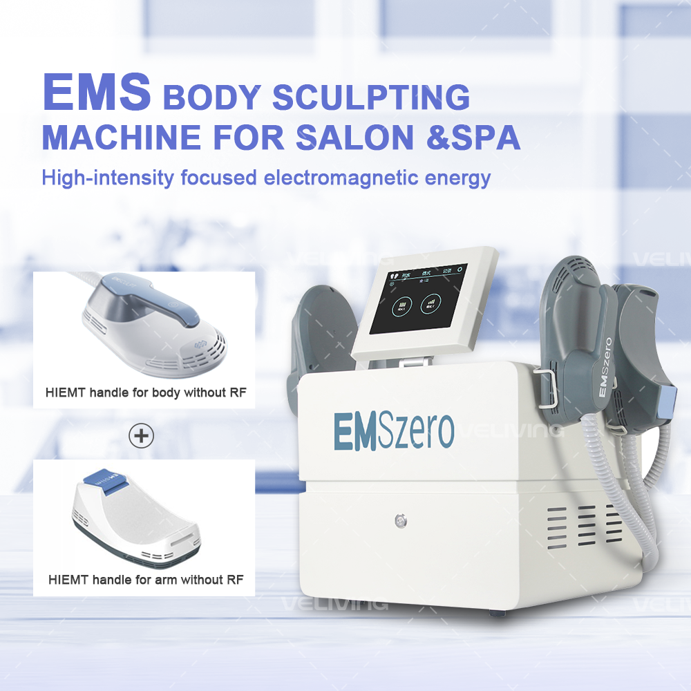 Portable 4 Handles Muscle Stimulator 12 Tesla Body Slimming Muscle Sculpting Machine For Sale Usa