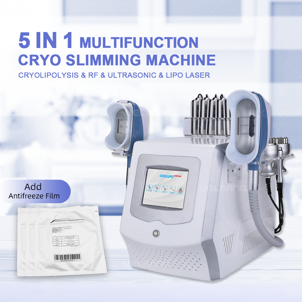 CRYOSCULPTING Fat Freezing Body Cavitation Machine With 5 Handle