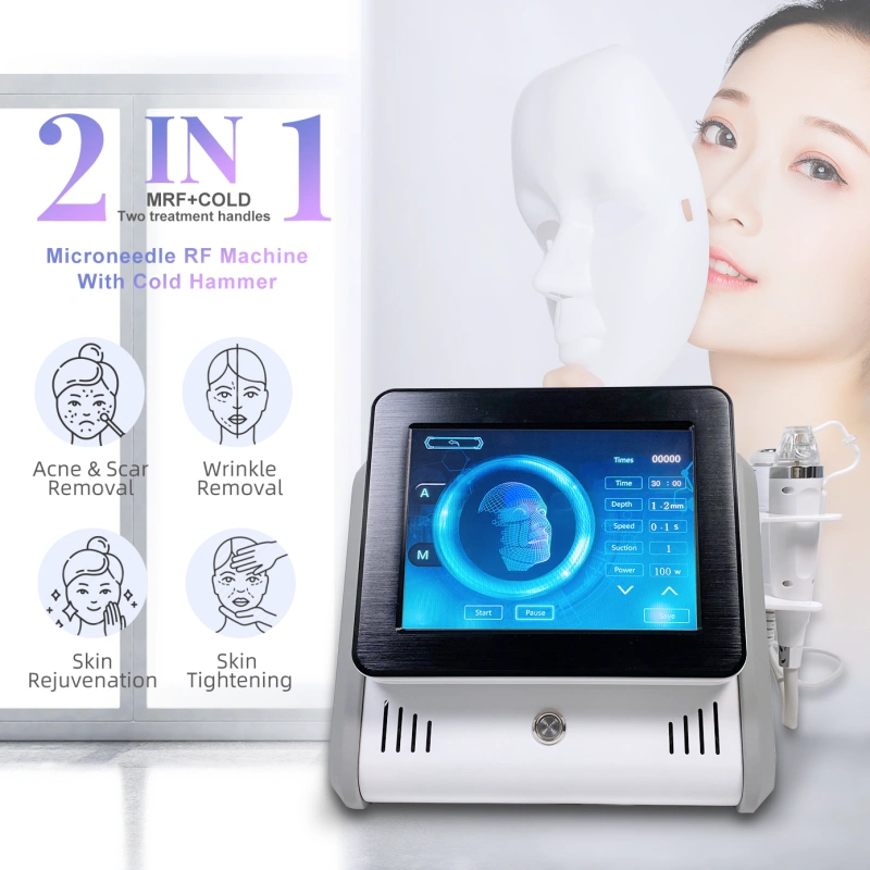 2 In 1 Radio Frequency Microneedling Machine with Cold Hammer