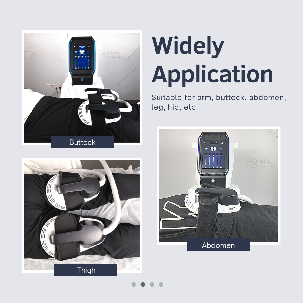 USA Stock Factory Price 2 RF Handle EMS Body Sculpting Machine Professional For Muscle Building Fat Reduction