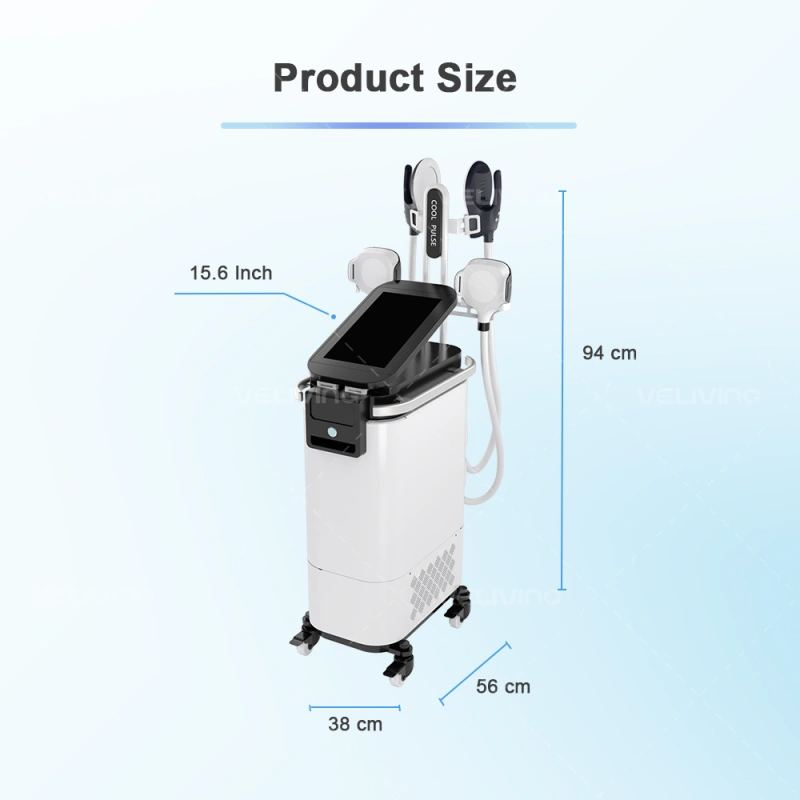 Newest 2 IN 1 Coolpulse EM Body Sculpting Fat Freezing Machine