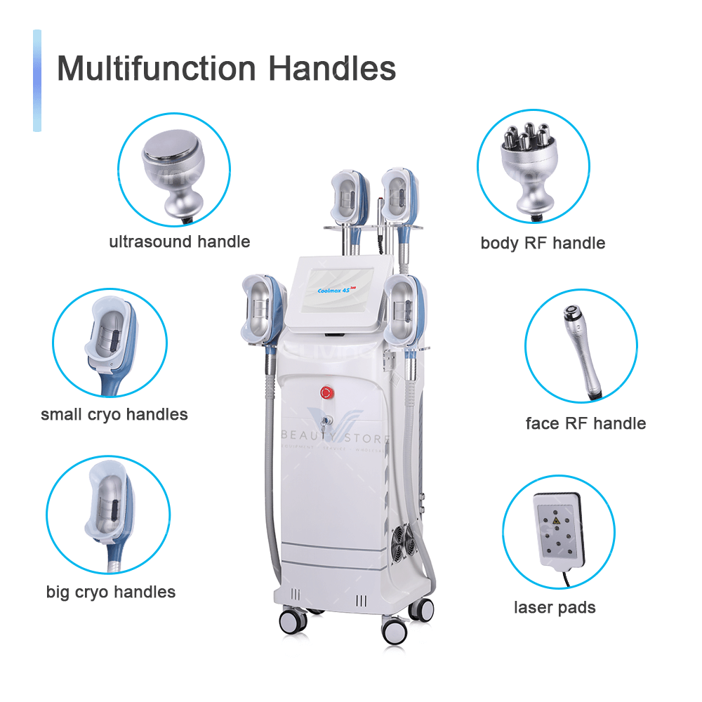 CRYOSCULPTING Multifunction 4 Handles Cryo Fat Freezing Cryolipolysis