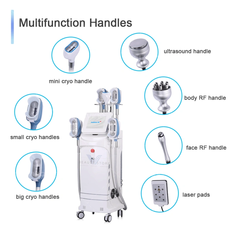 CRYOSCULPTING Multifunction 5 Handles Cryo Fat Freezing Cryolipolysis