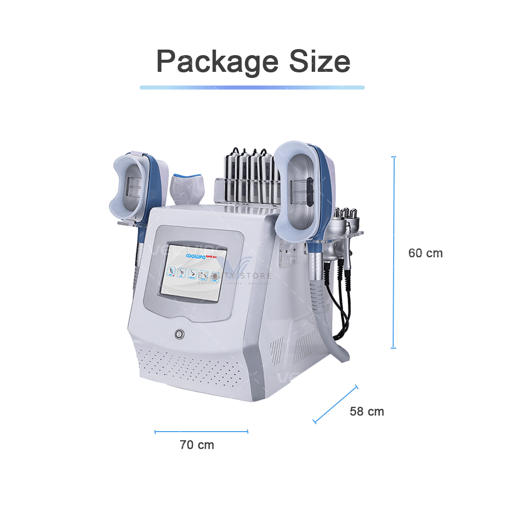 CRYOSCULPTING Fat Freezing Body Cavitation Machine With 6 Handles