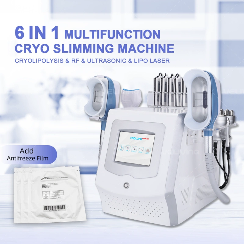 CRYOSCULPTING Fat Freezing Body Cavitation Machine With 6 Handles