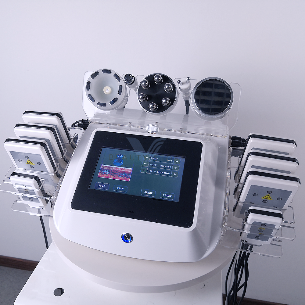 USA Warehouse 40k 6 in 1 Professional Ultrasonic Cavitation Machine
