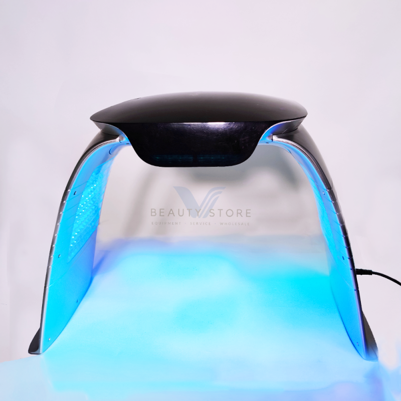 7 Colors PDT LED Light Therapy Skin Rejuvenation Machine With Hot and Cold Steamer