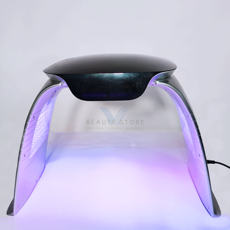 7 Colors PDT LED Light Therapy Skin Rejuvenation Machine With Hot and Cold Steamer