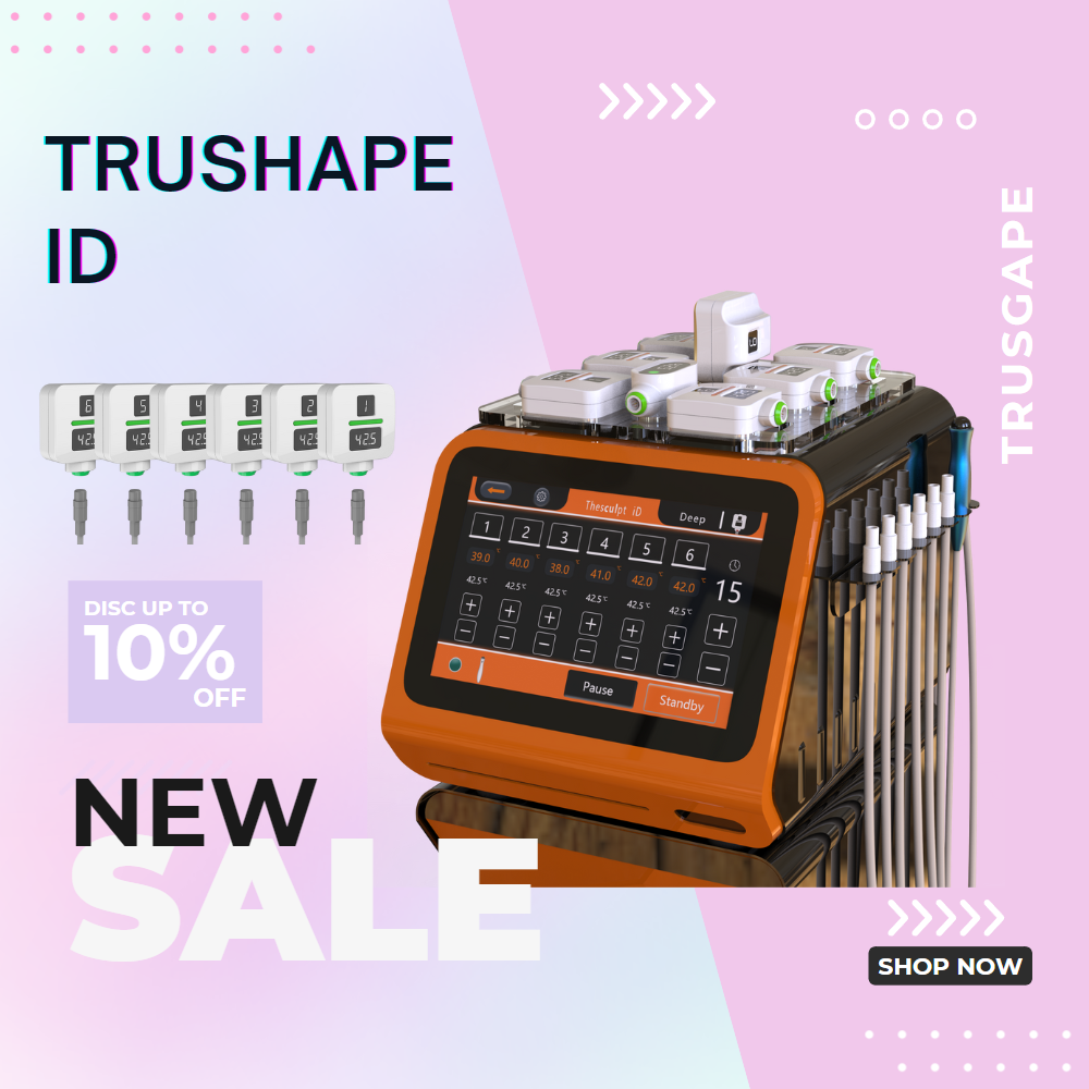 Trusculpt Electric Muscle Multi-Directional Stimulation 8 Handles Mono Polar Fat Reduction Machine For Beauty Spa