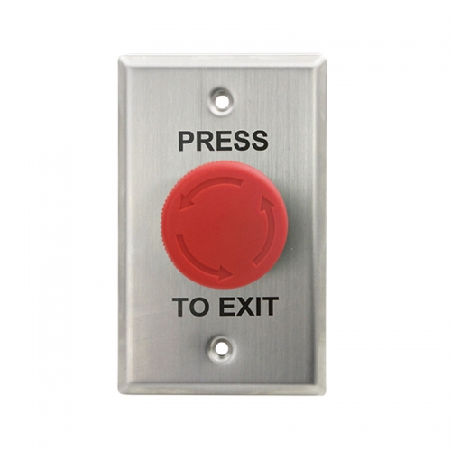 FS-PNC22-B70-M9-R PRESS TO EXIT BUTTONS-115X70mm
