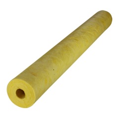 Glass wool pipe