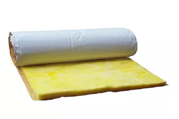 White facing glass wool blanket