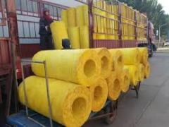 Glass wool pipe