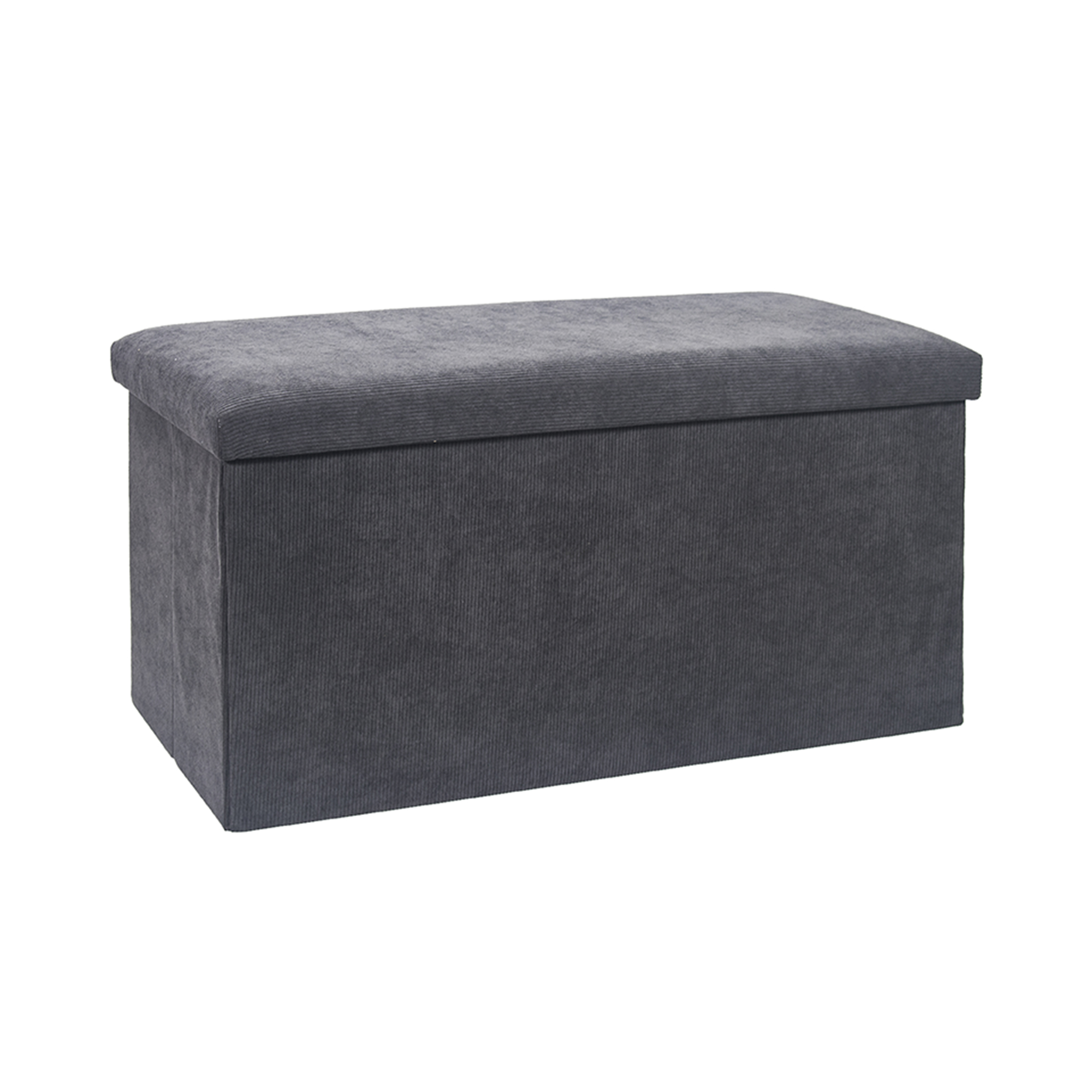 Corduroy Foldable Storage Ottoman