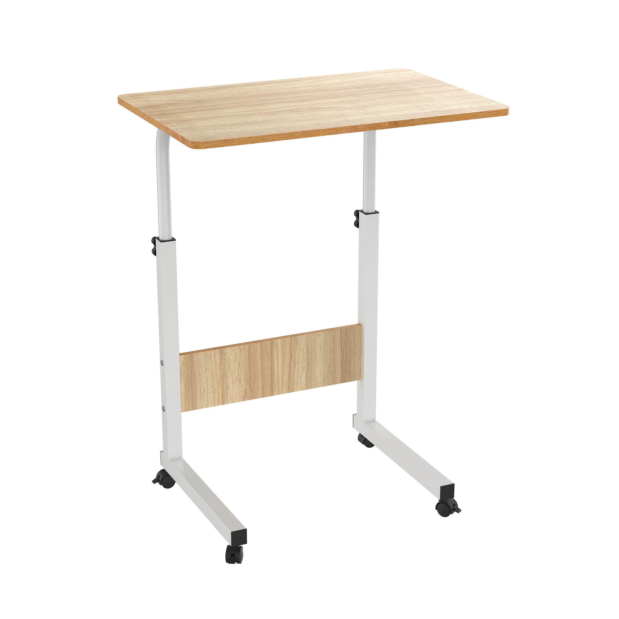 Adjustable Laptop Table with Wheels