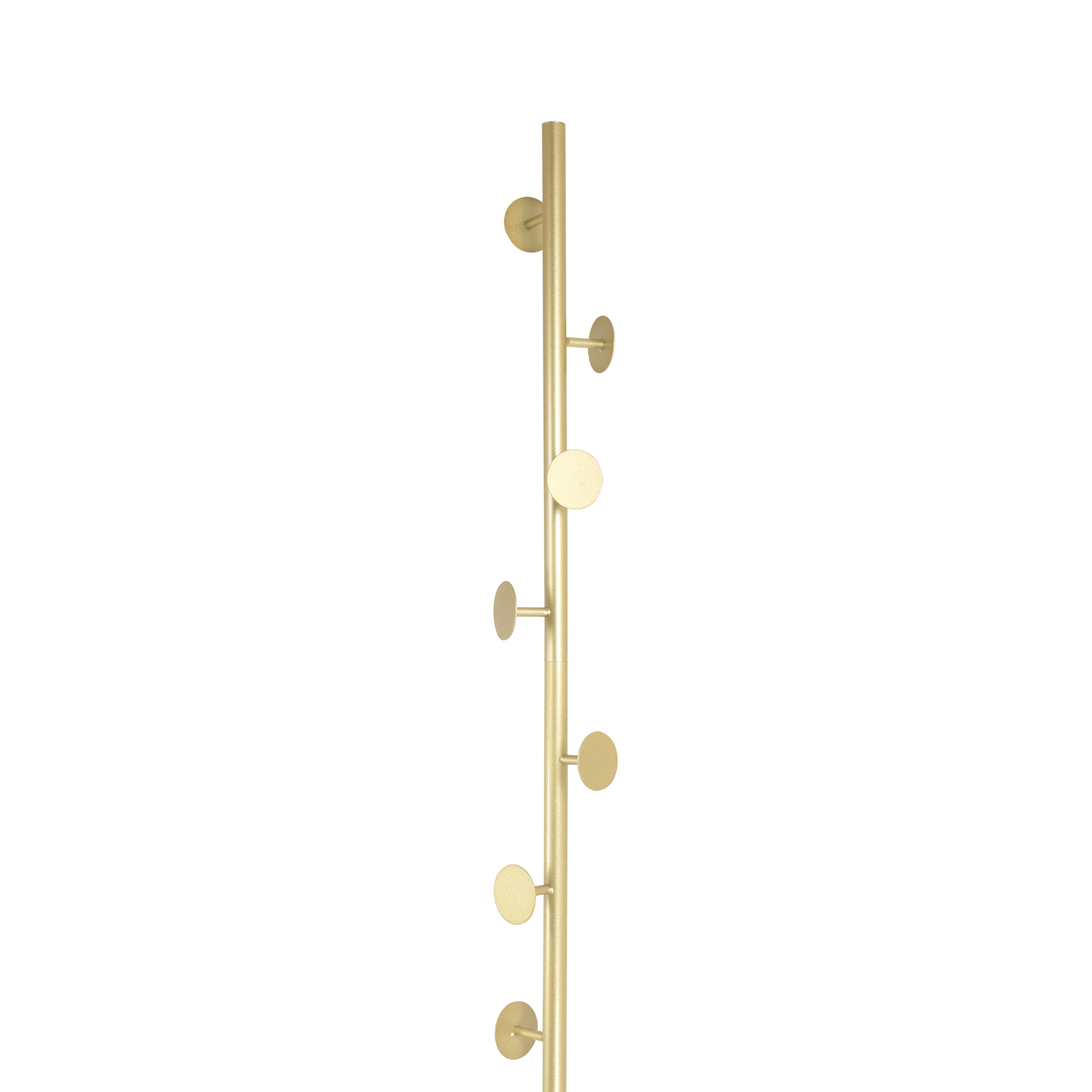 Free Standing Metal Coat Rack with Faux Marble Base