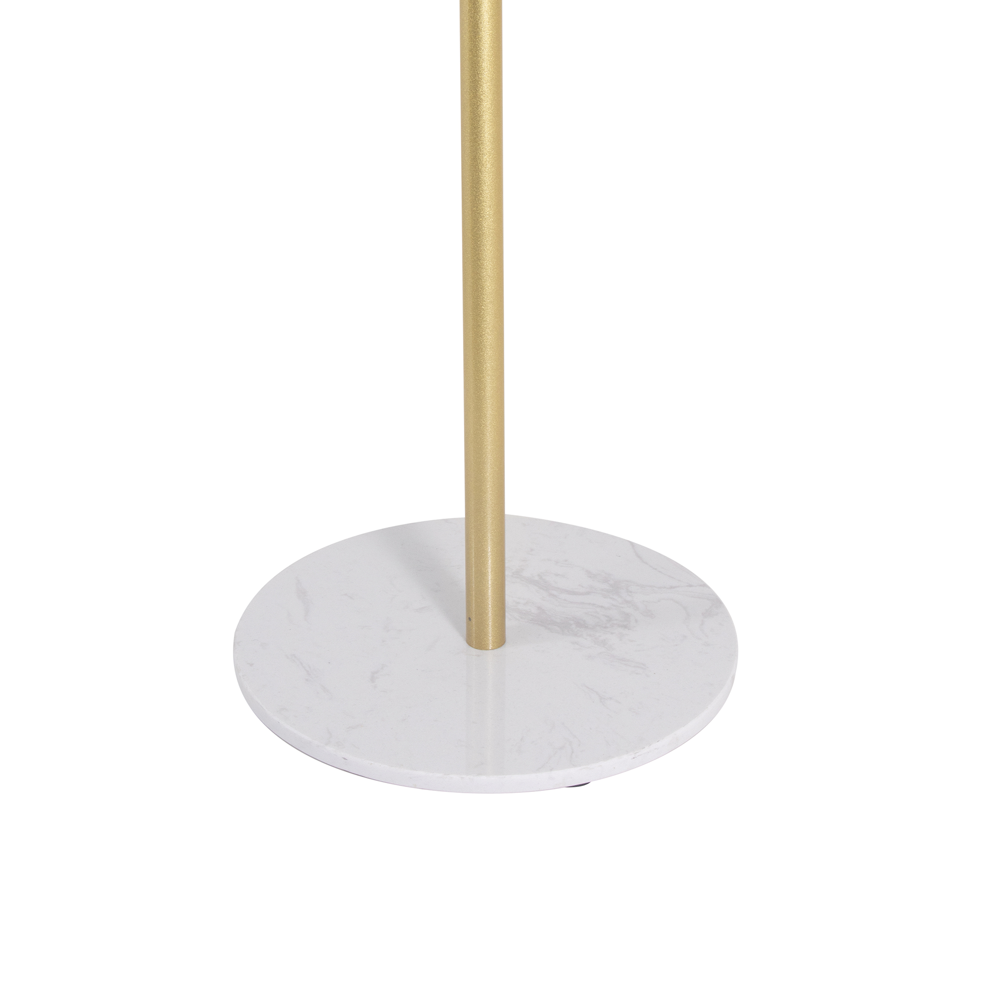 Free Standing Metal Coat Rack with Faux Marble Base